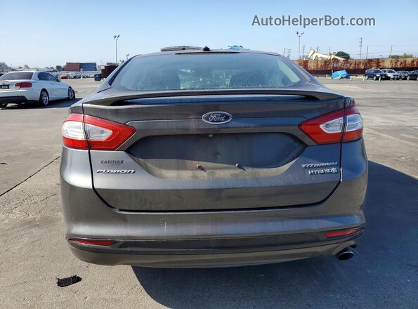 3FA6P0RU4GR281666 2016 FORD FUSION Gray Вид ззаду