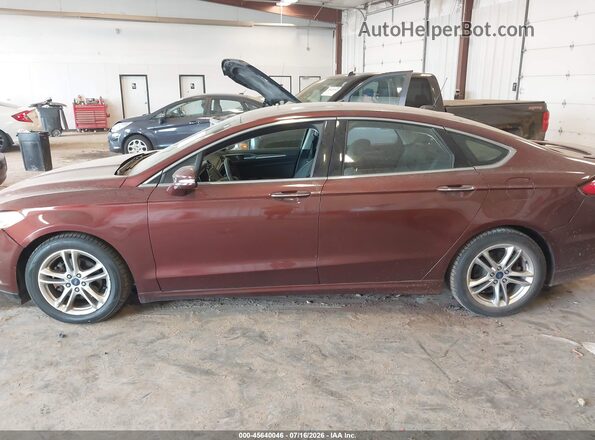 3FA6P0RU5GR276766 2016 FORD FUSION HYBRID Burgundy 360 interior view