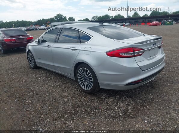 3FA6P0RU5HR128974 2017 FORD FUSION HYBRID Серебряный Задняя левая четверть