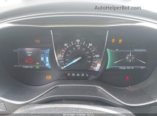 3FA6P0RU5HR128974 2017 FORD FUSION HYBRID Серебряный Вид задних сидений