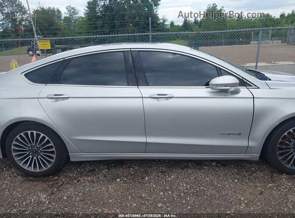 3FA6P0RU5HR128974 2017 FORD FUSION HYBRID Серебряный Панорамный вид салона 360°