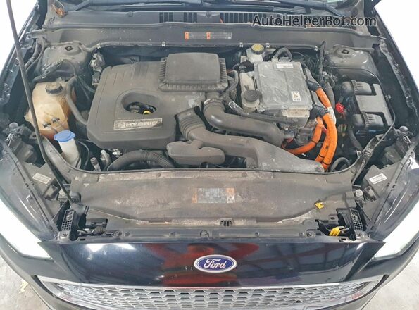 3FA6P0RU5KR261046 2019 FORD FUSION Black Widok wnętrza z tyłu