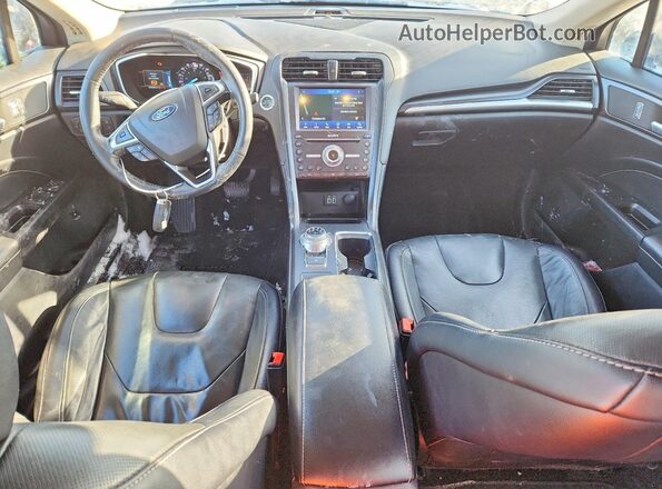 3FA6P0RU5LR181814 2020 FORD FUSION White Вид панелі приладів