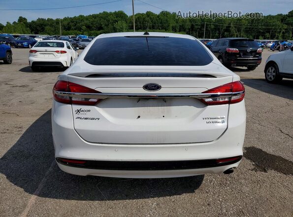 3FA6P0RU6HR234446 2017 FORD FUSION Белый Вид сзади