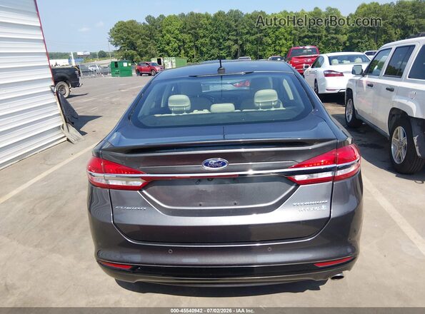 3FA6P0RU6HR301661 2017 FORD FUSION HYBRID Серый 