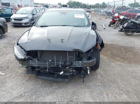 3FA6P0RU6JR185917 2018 FORD FUSION HYBRID Gray Front view