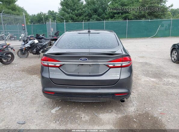 3FA6P0RU6JR185917 2018 FORD FUSION HYBRID Gray 