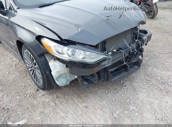 3FA6P0RU6JR185917 2018 FORD FUSION HYBRID Gray 