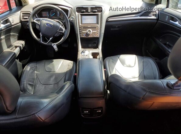 3FA6P0RU6KR272945 2019 FORD FUSION Gray Vista del salpicadero