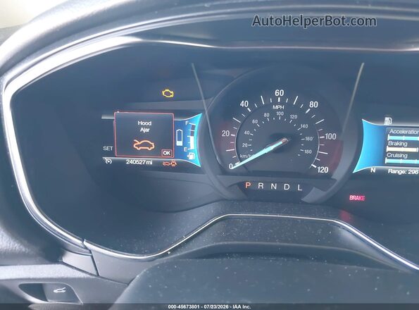 3FA6P0RU7JR132417 2018 FORD FUSION HYBRID White Հետևի նստատեղերի տեսք