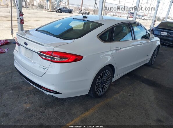 3FA6P0RU7JR132417 2018 FORD FUSION HYBRID White Հետևի աջ