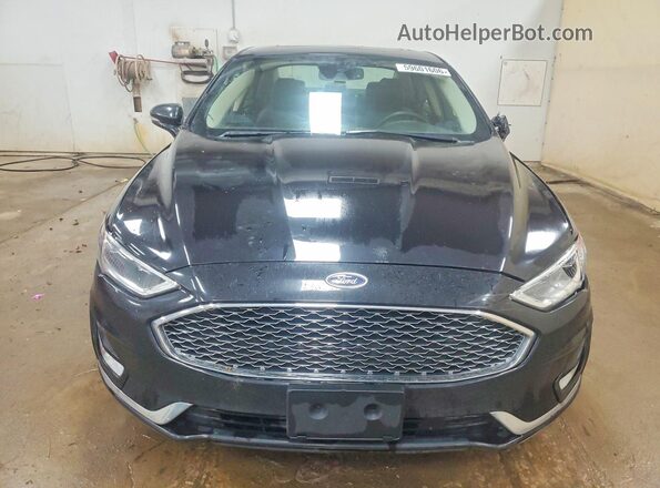 3FA6P0RU8LR157023 2020 FORD FUSION Black წინა ხედი