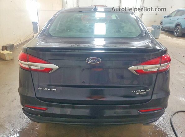 3FA6P0RU8LR157023 2020 FORD FUSION Black უკანა ხედი