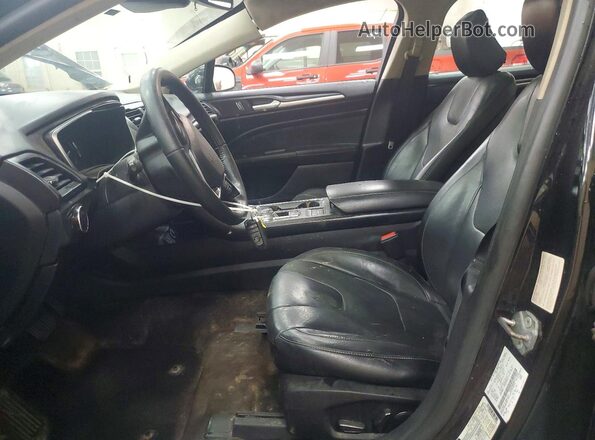 3FA6P0RU8LR157023 2020 FORD FUSION Black წინა სალონის ხედი