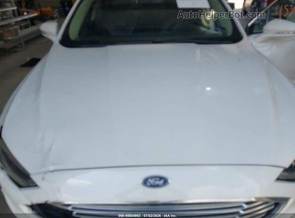 3FA6P0RU9JR207182 2018 FORD FUSION HYBRID White უკანა ხედი