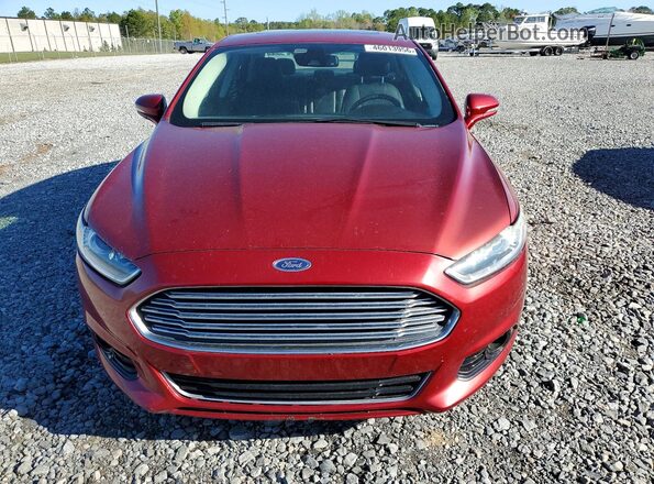 3FA6P0RUXGR130458 2016 FORD FUSION Красный Вид спереди