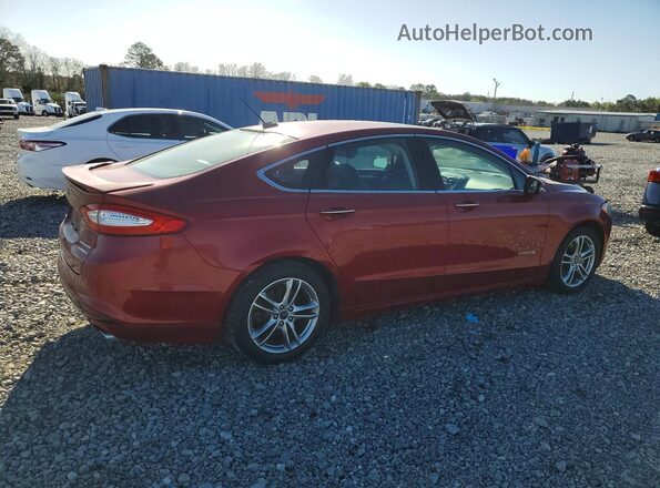 3FA6P0RUXGR130458 2016 FORD FUSION Красный Задняя правая четверть