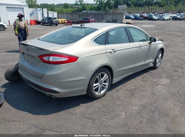 3FA6P0RUXGR131559 2016 FORD FUSION HYBRID Tan Հետևի աջ