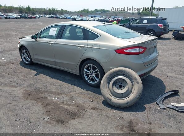 3FA6P0RUXGR131559 2016 FORD FUSION HYBRID Tan Հետևի ձախ