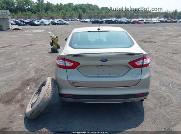 3FA6P0RUXGR131559 2016 FORD FUSION HYBRID Tan 