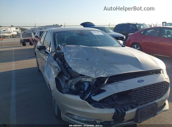 3FA6P0RUXHR305776 2017 FORD FUSION HYBRID Tan Widok z przodu