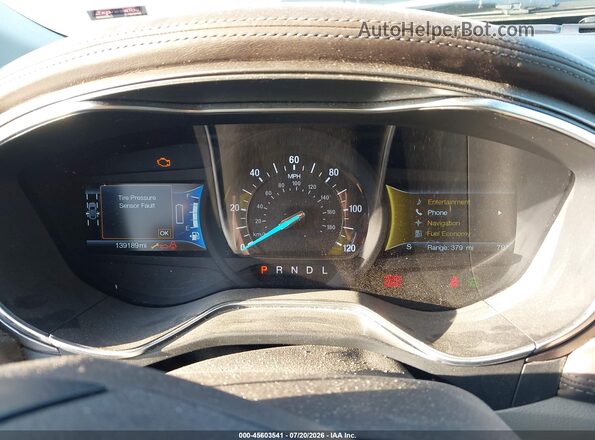 3FA6P0RUXHR305776 2017 FORD FUSION HYBRID Tan Widok tylnych siedzeń