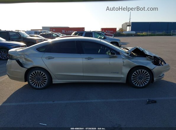 3FA6P0RUXHR305776 2017 FORD FUSION HYBRID Tan Widok wnętrza 360 stopni