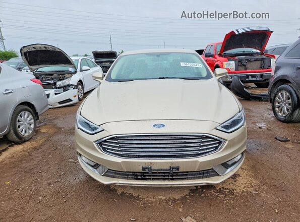 3FA6P0RUXJR120889 2018 FORD FUSION Beige Вид спереду