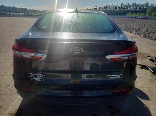 3FA6P0RUXKR140240 2019 FORD FUSION Black Vista trasera