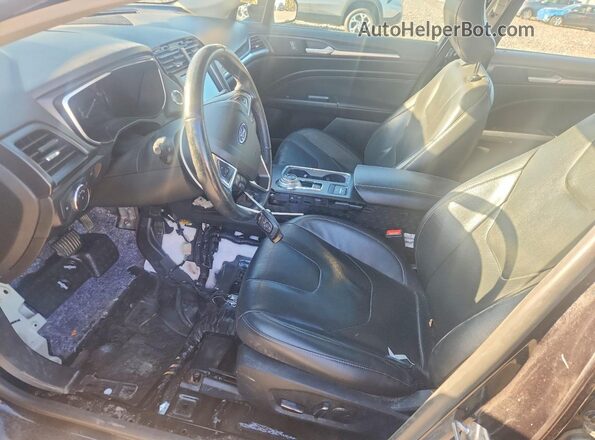 3FA6P0RUXKR140240 2019 FORD FUSION Black Vista interior delantera
