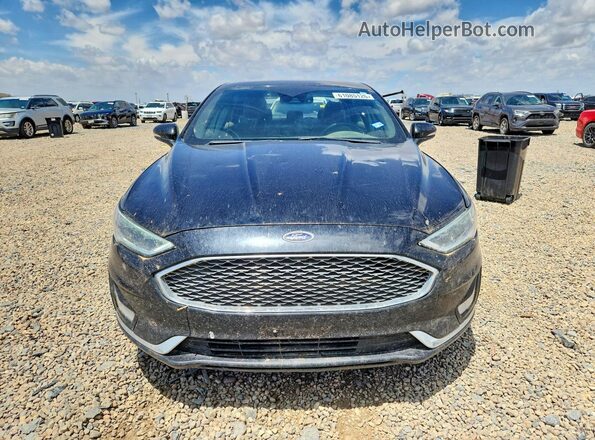 3FA6P0RUXKR257560 2019 FORD FUSION Black წინა ხედი