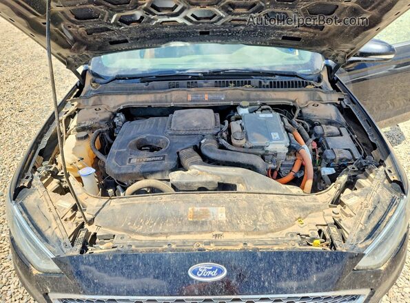 3FA6P0RUXKR257560 2019 FORD FUSION Black უკანა სალონის ხედი