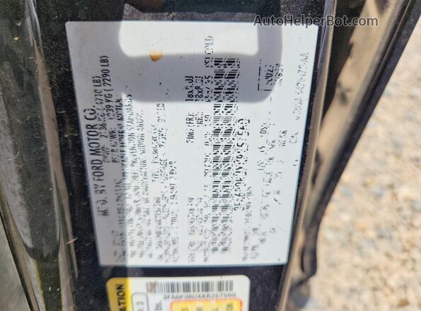 3FA6P0RUXKR257560 2019 FORD FUSION Black ძრავის განყოფილების ხედი