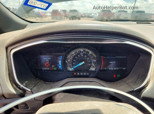 3FA6P0RUXKR257560 2019 FORD FUSION Black ხელსაწყოთა პანელის ხედი