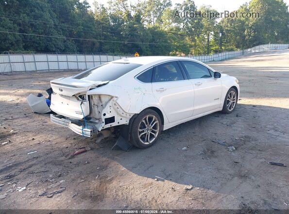 3FA6P0RUXKR261849 2019 FORD FUSION HYBRID White უკანა მარჯვენა