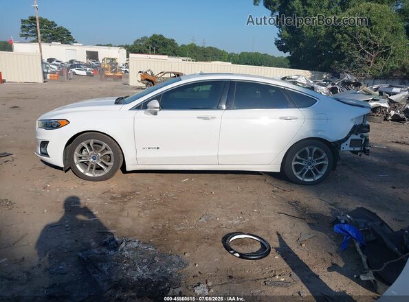 3FA6P0RUXKR261849 2019 FORD FUSION HYBRID White 