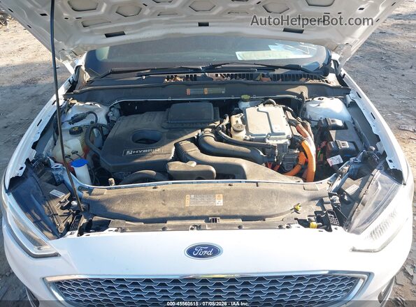 3FA6P0RUXKR261849 2019 FORD FUSION HYBRID White უკანა ხედი
