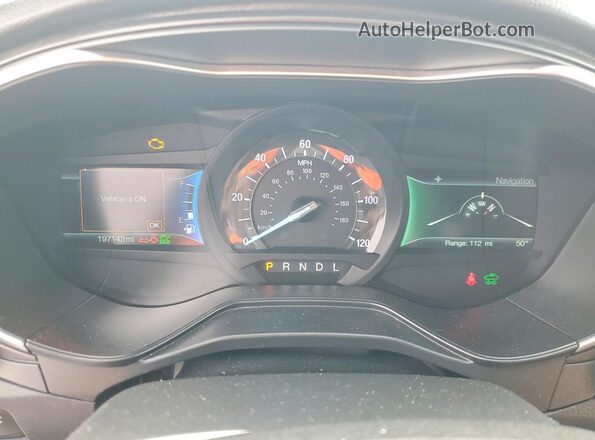 3FA6P0RUXKR273015 2019 FORD FUSION Золотой Вид щитка приборов