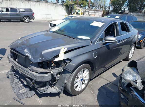 3FA6P0SU3LR120472 2020 FORD FUSION Gray Vista tres cuartos delantera izquierda