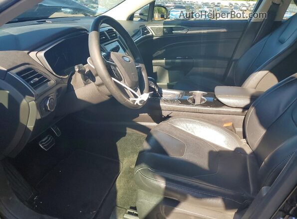 3FA6P0SU4GR320511 2016 FORD FUSION Black Widok wnętrza z przodu