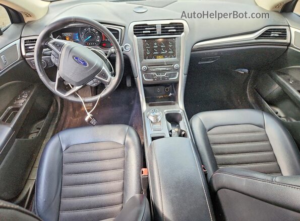 3FA6P0T90HR264398 2017 FORD FUSION Gray წინა პანელის ხედი