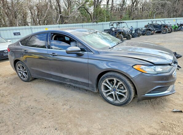 3FA6P0T90HR264398 2017 FORD FUSION Gray წინა მარჯვენა
