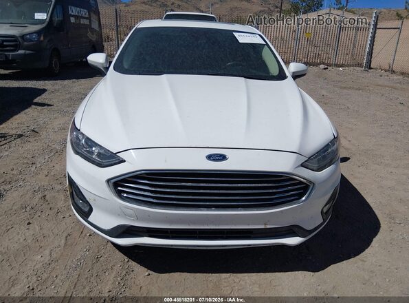 3FA6P0T90LR173222 2020 FORD FUSION White Widok zestawu wskaźników