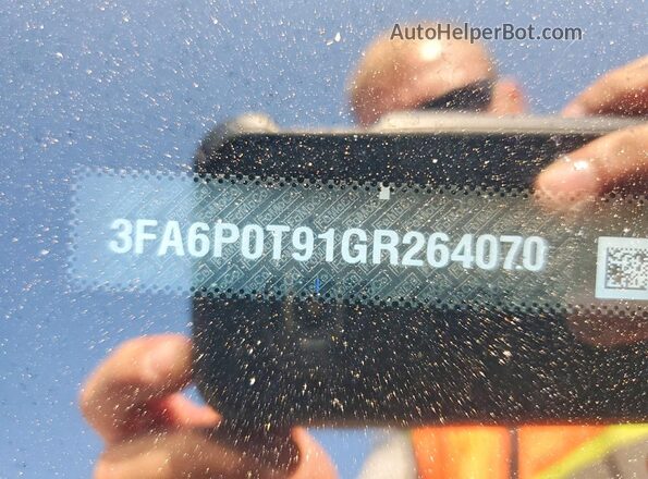 3FA6P0T91GR264070 2016 FORD FUSION Белый Вид подкапотного пространства