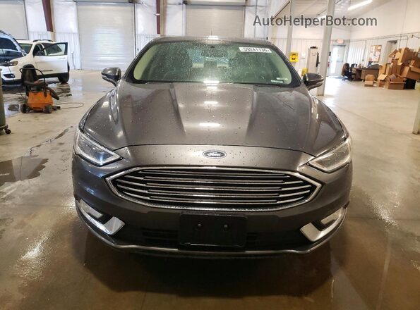3FA6P0T91HR187265 2017 FORD FUSION Gray Вид спереду