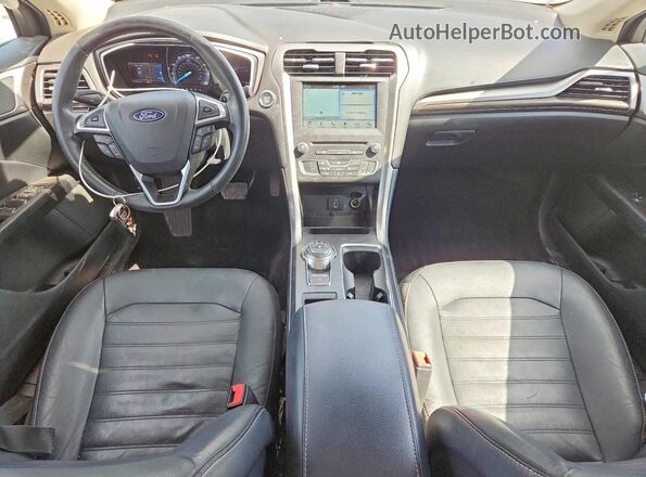 3FA6P0T91HR200838 2017 FORD FUSION Gray Dashboard view