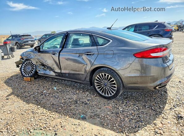 3FA6P0T91HR200838 2017 FORD FUSION Gray Rear left