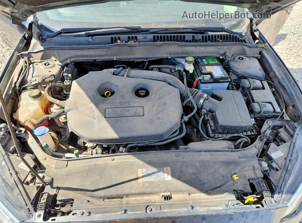 3FA6P0T91HR200838 2017 FORD FUSION Gray Rear interior view