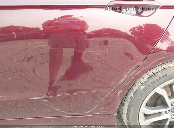 3FA6P0T91HR225609 2017 FORD FUSION Burgundy Вид спереду
