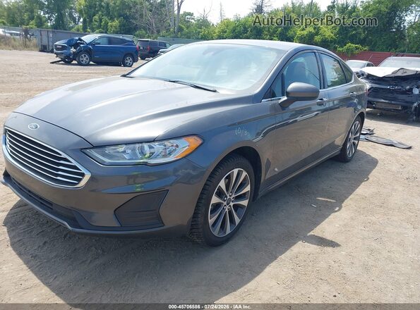 3FA6P0T91LR156171 2020 FORD FUSION Gray Առջևի ձախ երեք քառորդ տեսարան